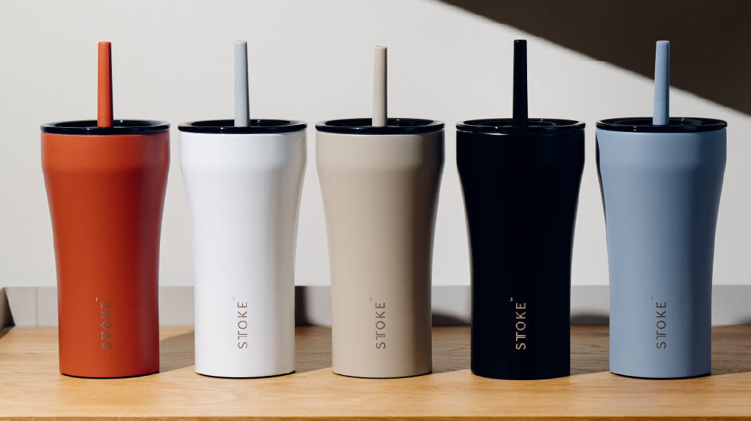 ストロー付き、こぼれない、新定番。