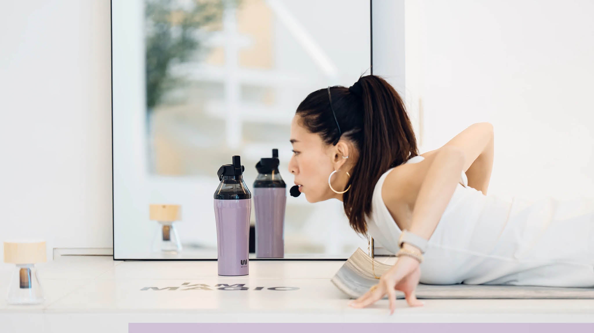 モデル・野沢和香さんが手掛けるファッションブランド「WE'RTHY」1周年記念ヨガイベントにSTTOKEが潜入!ハイドレートが活躍していました